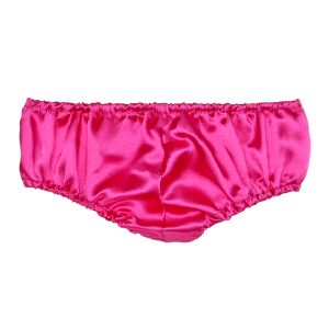 BUILD-A-BEAR fuchsia satin trosa