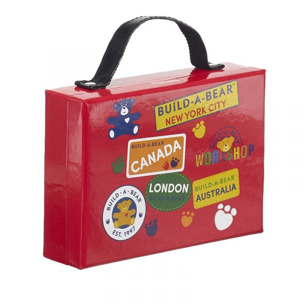 BUILD-A-BEAR accessories suitcase red
