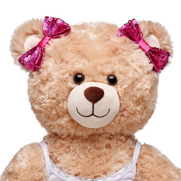 BUILD-A-BEAR accessories bows fuchsia 2 pcs - Image 2