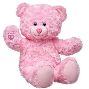 BUILD-A-BEAR rosa krambjörn 40 cm