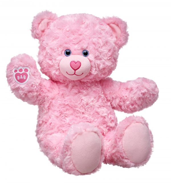 BUILD-A-BEAR plush toy pink cuddles bear 40 cm