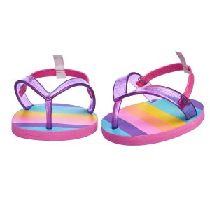 BUILD-A-BEAR RAINBOW footwear flip flops