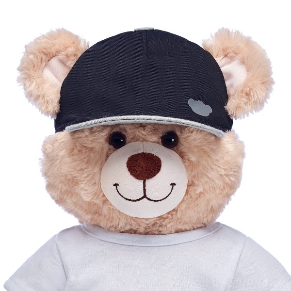 BUILD-A-BEAR tillbehör svart platt skärm hatt - Bild 2