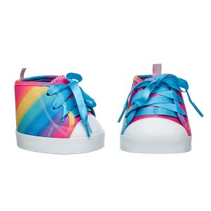 BUILD-A-BEAR RAINBOW shoes high-top