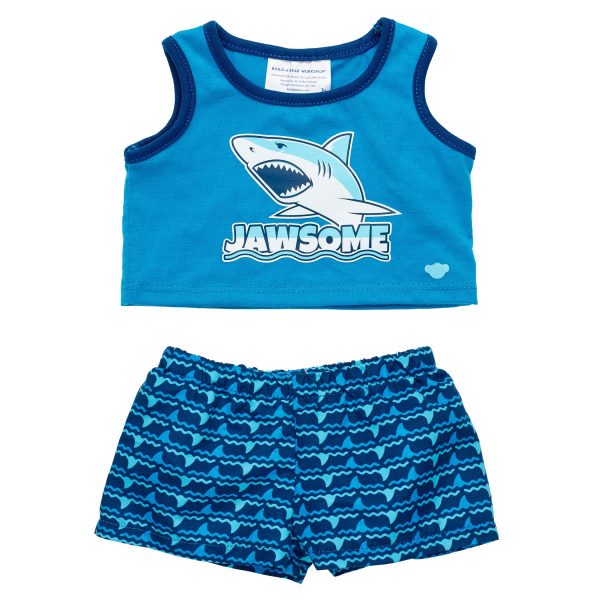 BUILD-A-BEAR Kläder badkostym "Jawsome"