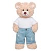 BUILD-A-BEAR clothes jeans light blue - Image 2