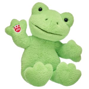 BUILD-A-BEAR plush toy green spring frog 40 cm