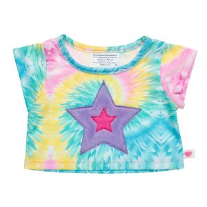 BUILD-A-BEAR RAINBOW clothes T-shirt