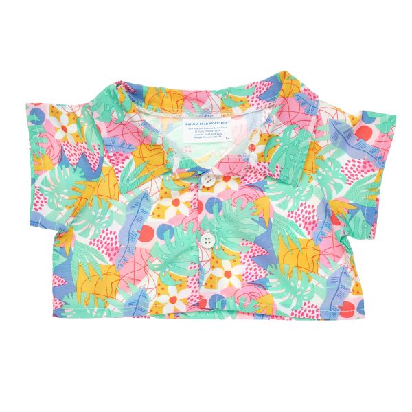 BUILD-A-BEAR Clothes tropical shirt