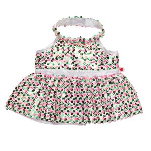 BUILD-A-BEAR MERRY MISSION clothes multi color sequin dress