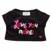 BUILD-A-BEAR Kläder T-shirt med texten Love you more