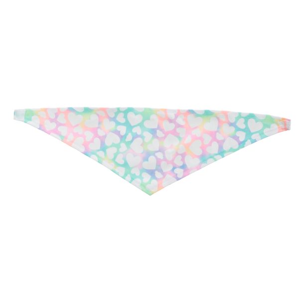 BUILD-A-BEAR Tillbehör Tie-dye Bandana med hjärtan