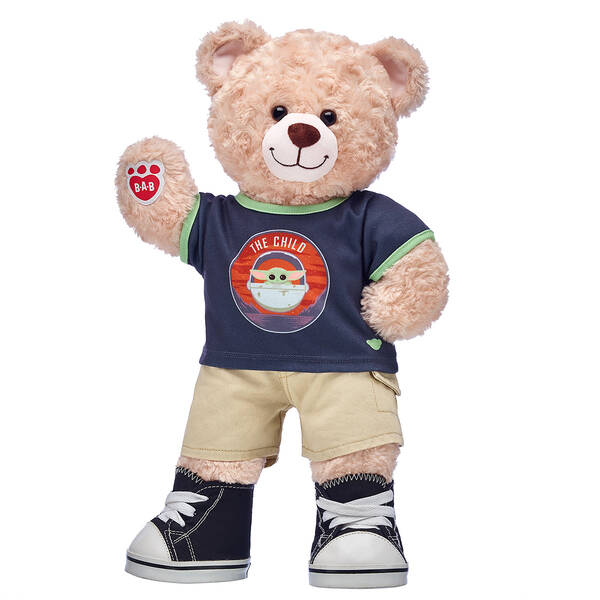 BUILD-A-BEAR clothes shorts khaki - Image 2
