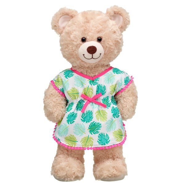 BUILD-A-BEAR Kläder palmbladsmönstrad pareo - Bild 2