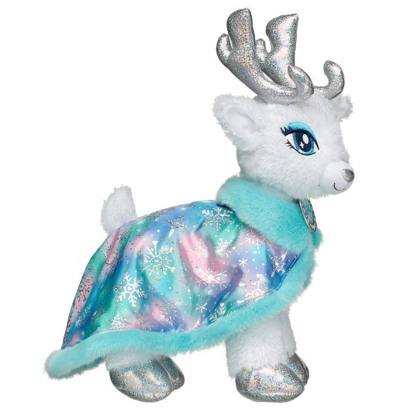 BUILD-A-BEAR MERRY MISSION blå snöflinga kappa - Bild 2
