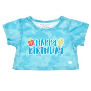 BUILD-A-BEAR BIRTHDAY T-tröja blå