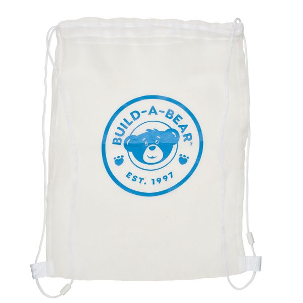 BUILD-A-BEAR tillbehör vit ryggsäck