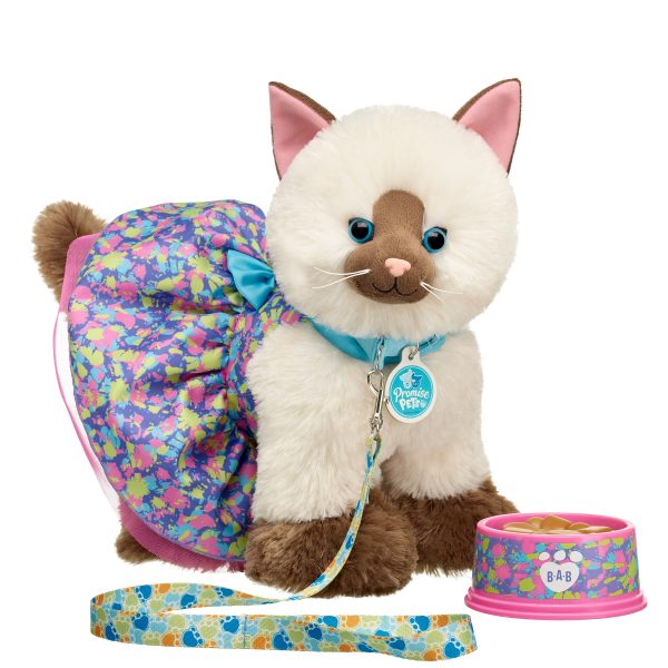 BUILD-A-BEAR tillbehör Promise Petsb blått koppel - Bild 2