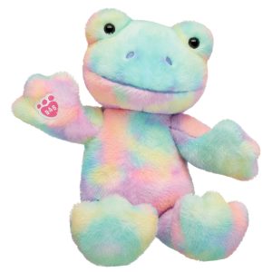 BUILD-A-BEAR Plyschleksak Tie Dye groda 40 cm