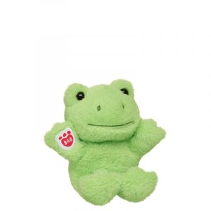BUILD-A-BEAR Mini Beans grön vår groda 18 cm