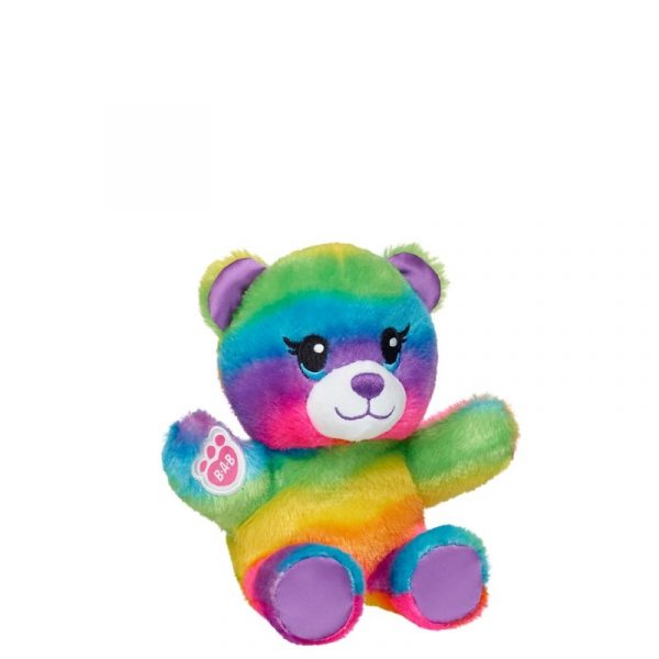 BUILD-A-BEAR Mini Beans Regnbågsbjörn 18 cm