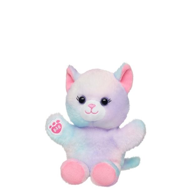 BUILD-A-BEAR Mini Beans Pastellfärgad virvelkatt 18 cm