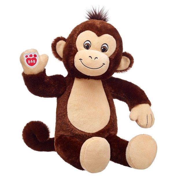 BUILD-A-BEAR gosedjur smiley apa 45 cm