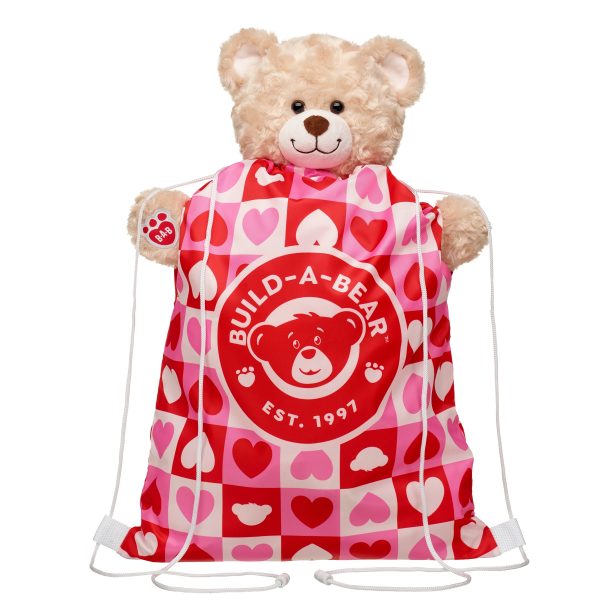 BUILD-A-BEAR Björntråder med hjärtmönster - Bild 2