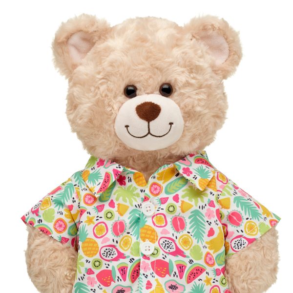 BUILD-A-BEAR skjorta med fruktmönster och knappar - Bild 2