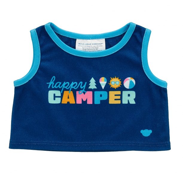 BUILD-A-BEAR ”Happy Camper” blå topp