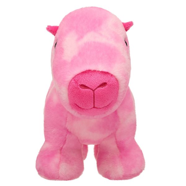 BUILD-A-BEAR Plyschleksak rosa färgglad kapybara 28 cm - Bild 2