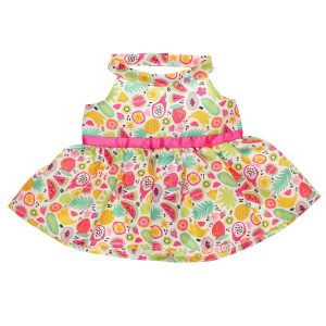 BUILD-A-BEAR Clothes fruit print halter dress