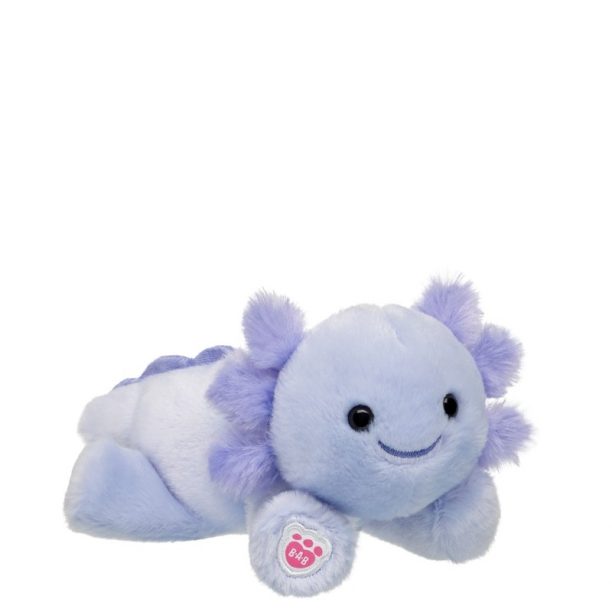 BUILD-A-BEAR Mini Beans Lavendelfärgad axolotl 18 cm