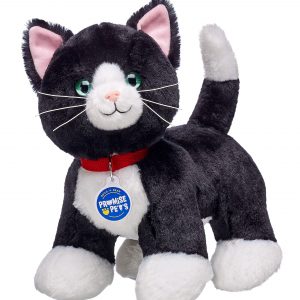 BUILD-A-BEAR PROMISPET tuxedo katt 27 cm