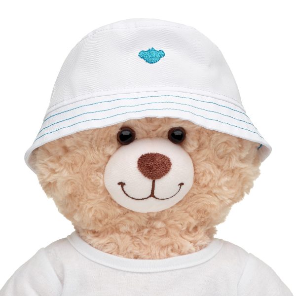BUILD-A-BEAR tillbehör vit fiskehatt - Bild 2