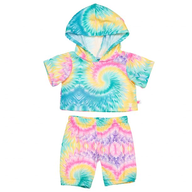 BUILD-A-BEAR Clothes rainbow athlesure set