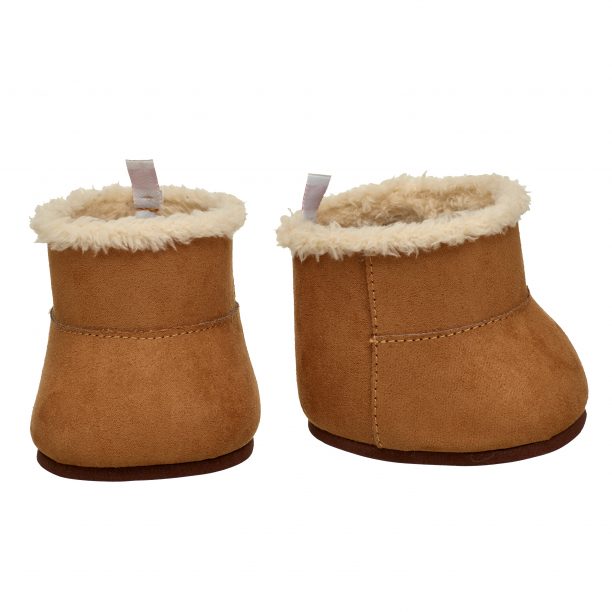 BUILD-A-BEAR Footwear brown fur boot