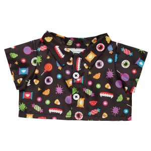BUILD-A-BEAR Clothes halloween candy button down