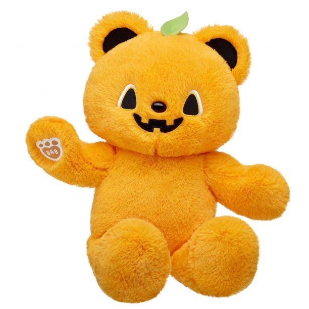BUILD-A-BEAR plush toy light up pumkpin bear plush 40 cm