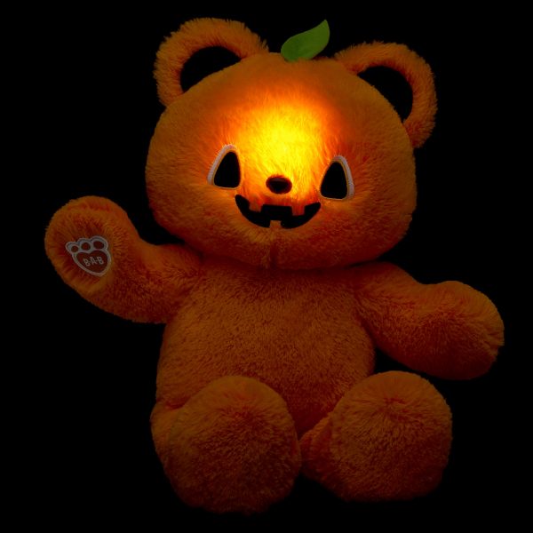 BUILD-A-BEAR plush toy light up pumkpin bear plush 40 cm - Image 2