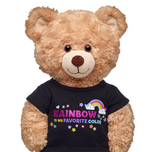 BUILD-A-BEAR Clothes rainbow is my favorite color T-shirt - Image 2