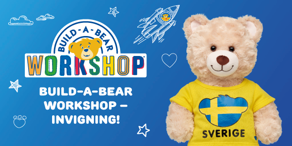 Boka in datumet! 18 oktober! Build-A-Bear Workshop öppnar i Gallerian