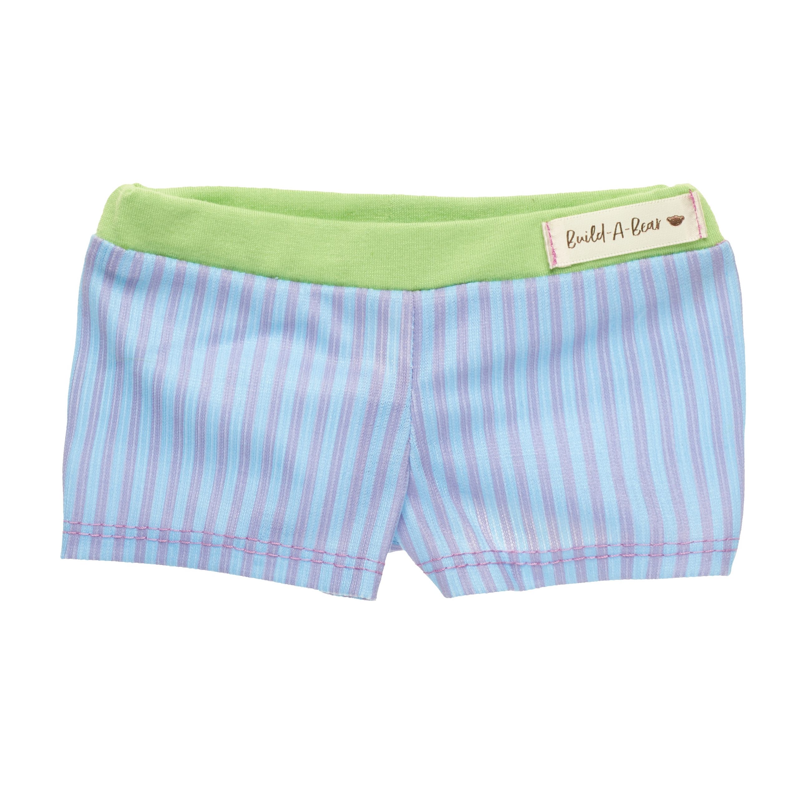 BUILD-A-BEAR Clothes cozy stripped shorts