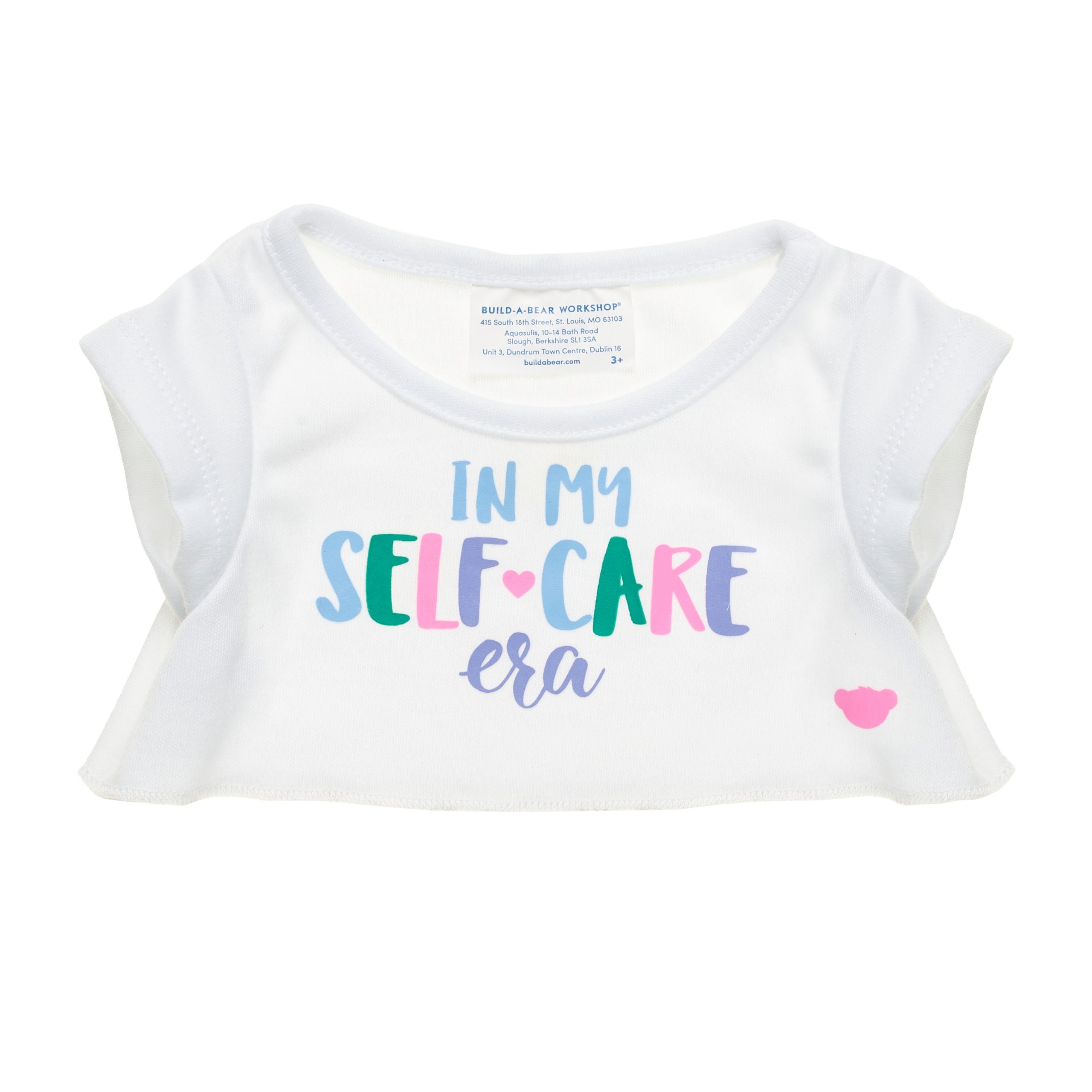 BUILD-A-BEAR Clothes self care era T-shirt