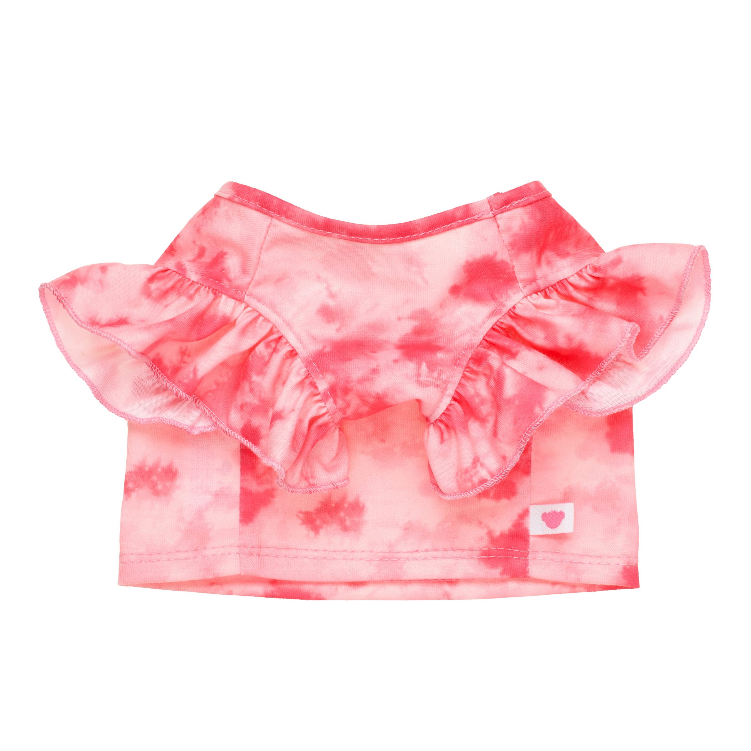 BUILD-A-BEAR Clothes tie dye ruffle top