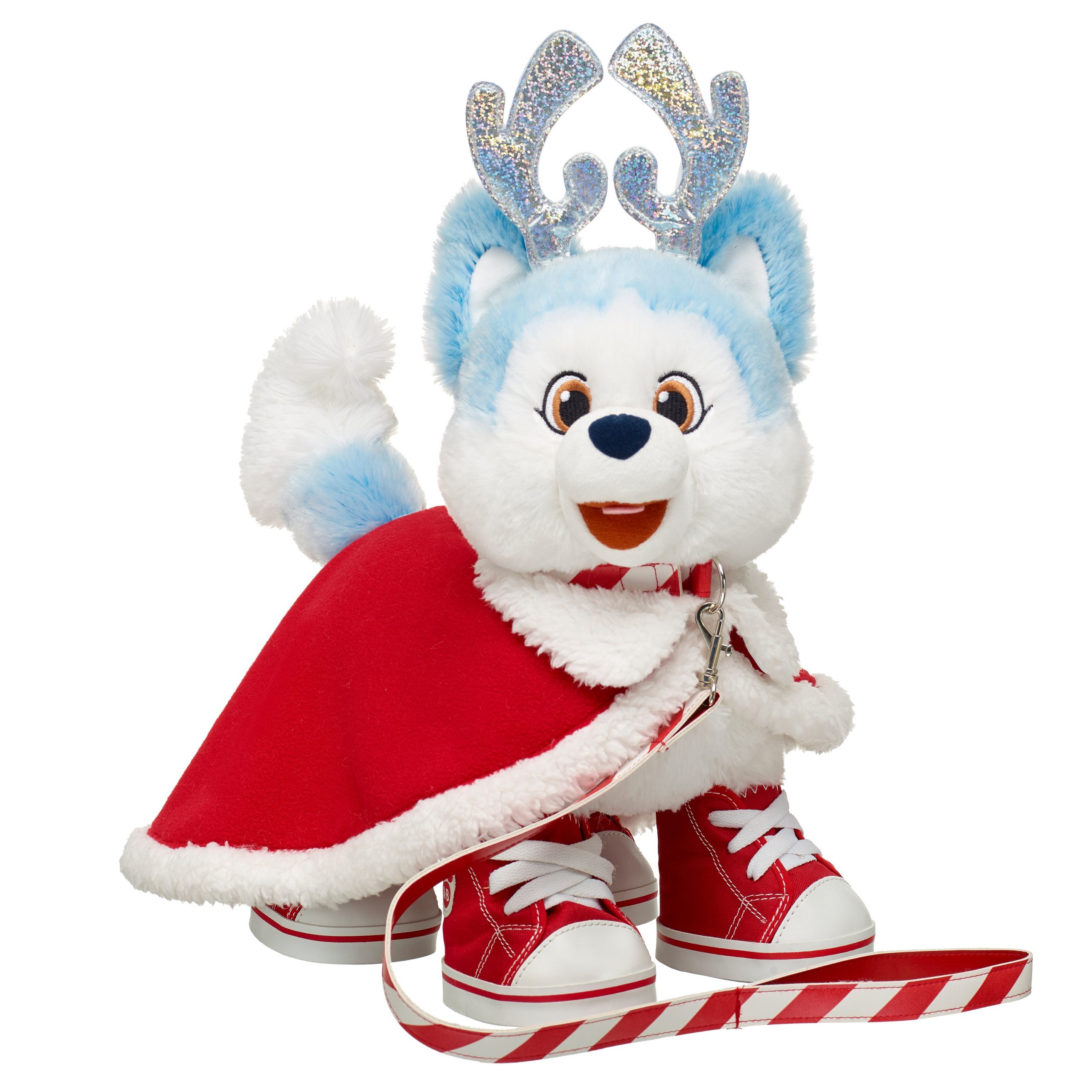BUILD-A-BEAR tillbehör röd-vit koppel - Bild 2