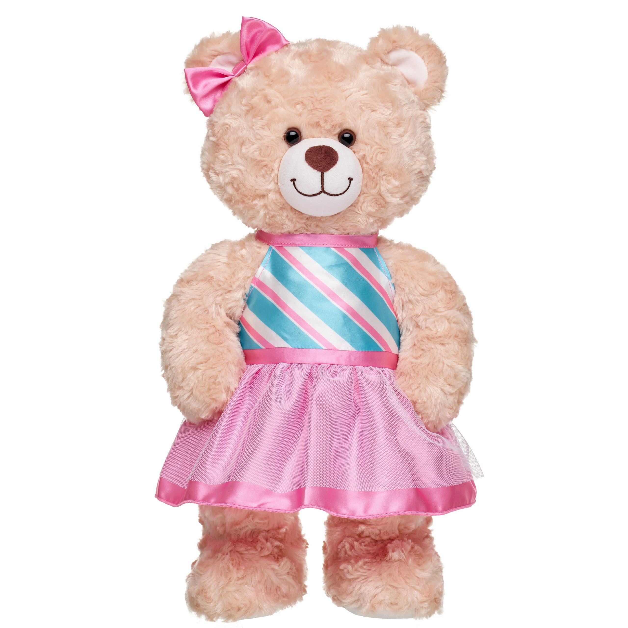 BUILD-A-BEAR klädset Merry Mission klänning med mintstripes - Bild 2