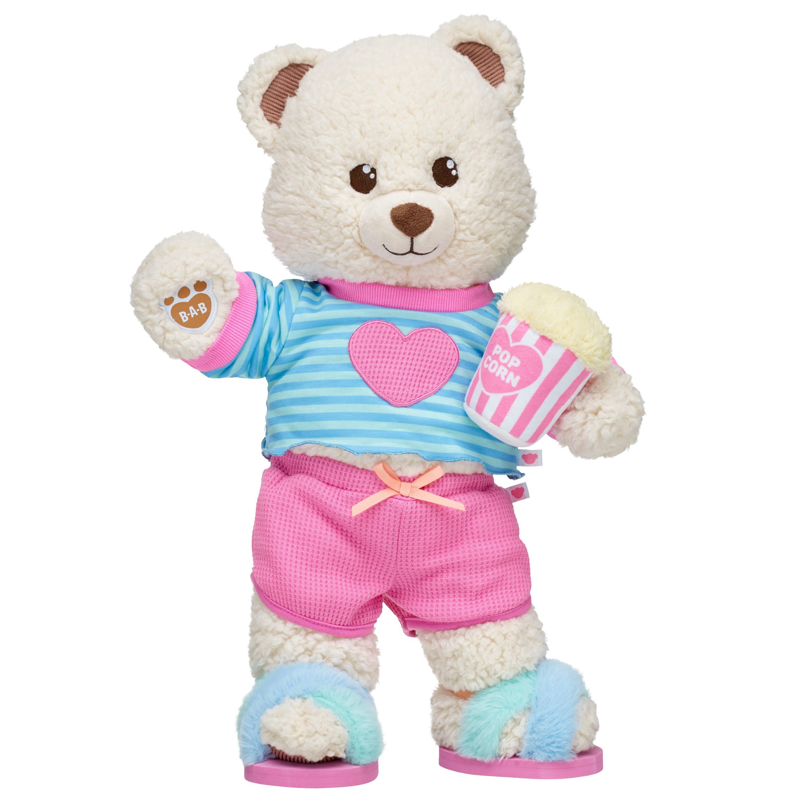 BUILD-A-BEAR Clothes pink waffle shorts - Image 3