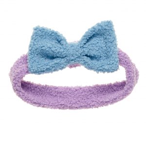 BUILD-A-BEAR Accessories blue bow sherpa headband
