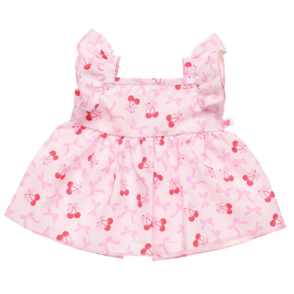 BUILD-A-BEAR Clothes cherry bow dress